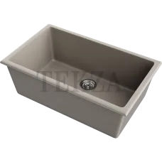 Omoikiri Okinoshima 76-U/I Кухонная мойка Natceramic прямоугольная 4997150 cappuccino coffee