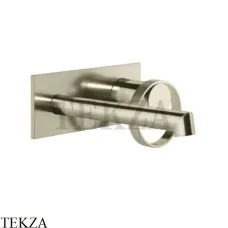 Gessi ANELLO Смеситель для раковины на планке, внешняя часть 63388-720, Nickel PVD