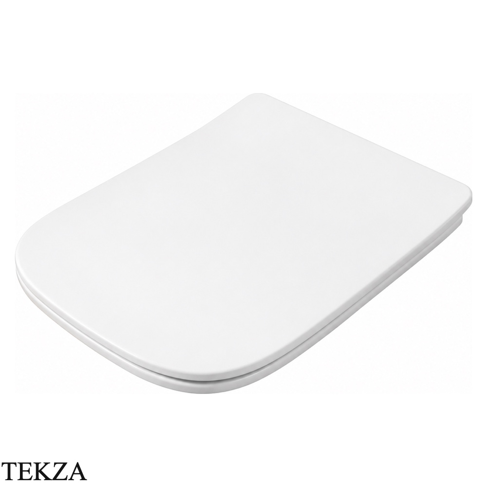 ArtCeram A16 сиденье с крышкой Slim быстросъёмное с микролифтом ASA001 05 71, белый матовый