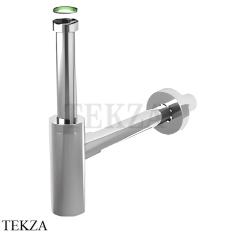 Hatria ACCESSORIES Сифон бутылочный для раковины 01Y7AS77, хром глянец