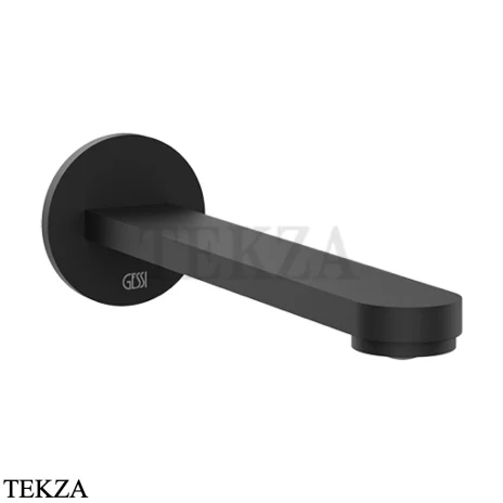 Gessi Pelle Tresse Излив для раковины на стену 78102-299, Matte Black