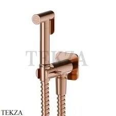 Newform Гидроершик настенный WC с держателем 881.58.061, PVD Copper Bronze