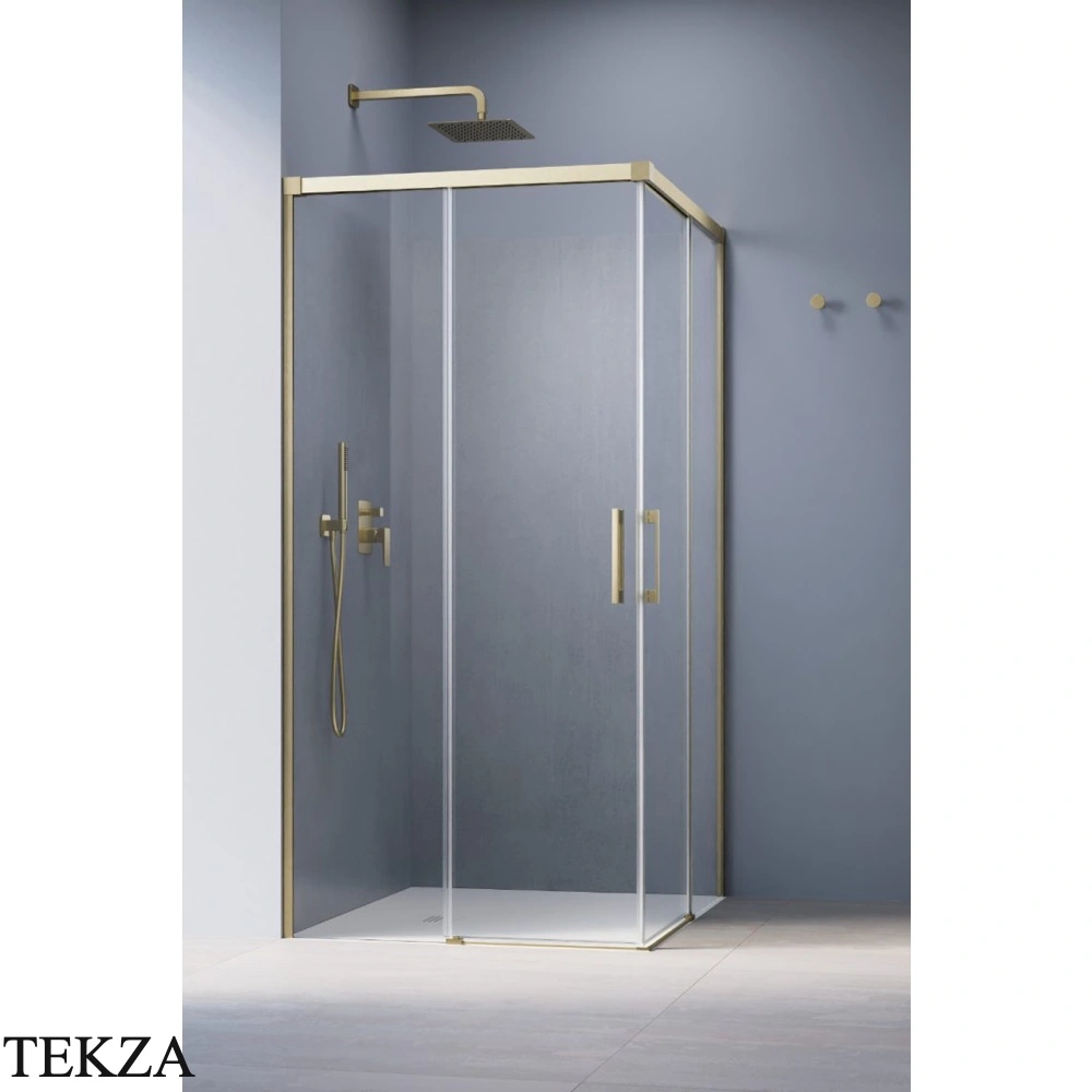 Radaway Idea 8 KDD Душевая дверь 120 см, правая часть уголка, 10370120-98-01R, брашированное светлое золото