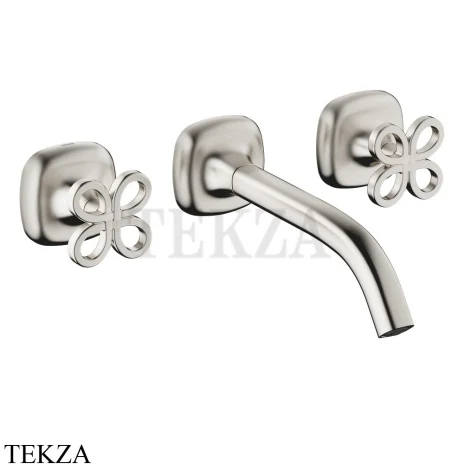 Dornbracht COYA Смеситель для раковины на 3 отв. 190, внешняя часть 36712424-06, платина матовая