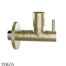 Gessi TOTAL LOOK Запорный кран-фильтр под раковину с подводом воды 01411-727, Brushed Brass PVD Gessi TOTAL LOOK Запорный кран-фильтр под раковину с подводом воды 01411-727, Brushed Brass PVD