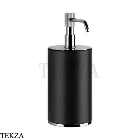 Gessi VENTI20 Дозатор для жидкого мыла настольный черный 65438-031, хром глянец