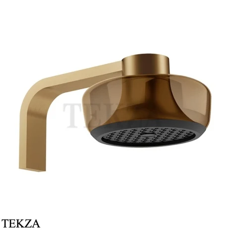 Gessi Haute Culture Shower Настенная душевая лейка со светодиодной подсветкой 57404-726, бронза Brushed