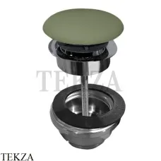 Kerasan Донный клапан click-clack, покрытие керамика 923311, Verde muschio