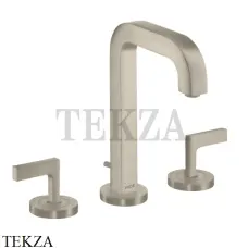 Axor Citterio Смеситель для раковины 170, с донным клапаном 39135820, Brushed Nickel