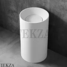 NT Bathroom NT405 Verona Раковина напольная 82,5 слив в стену, из литого камня Solid Surface, белый матовый