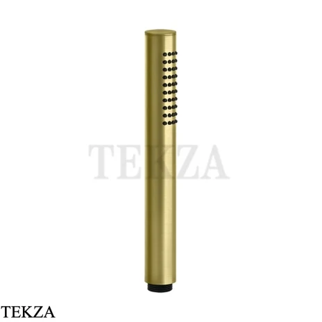 Gessi Shower Душевая лейка 1-х позиционная стержневая 14371-727, Brushed Brass PVD