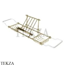 Devon&Devon FIRST CLASS Полка-решетка для ванны DD33386OT, золото светлое глянец