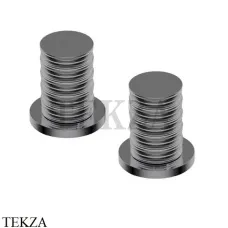 Ritmonio Diametro35 Impronte RIGO Ручки для смесителя PR51MB013 CRB, Black Chrome