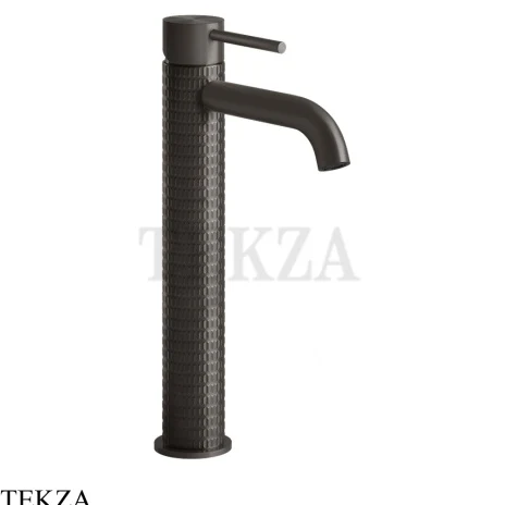 Gessi 316 MECCANICA Смеситель для раковины, без сливного гарнитура 54209-707, Black Metal Brushed PVD
