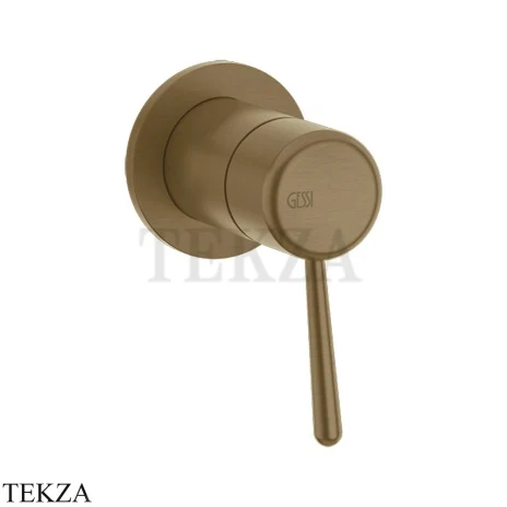 Gessi Goccia Смеситель для душа, внешняя часть 33019-791, Deep Bronze Br. PVD