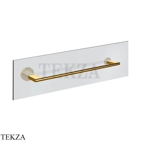 Gessi Origini Полотенцедержатель для крепления на стекло, 45 см 66513-246, Gold PVD