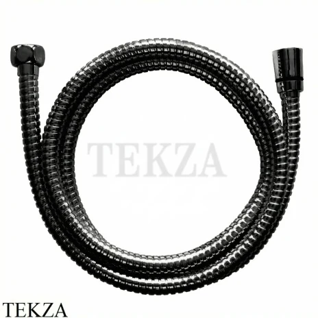 Nicolazzi Душевой шланг с двойным зажимом, конический 100 см R7096.1BN, Black Nickel