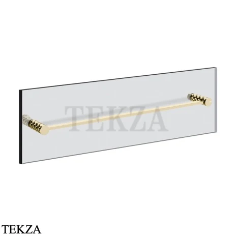 Gessi Pelle Tresse Полотенцедержатель для крепления на стекло, 60 см 78615-710, Brass PVD