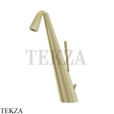 Gessi CONO Смеситель для раковины высокий, с донным клапаном 45004-727, Brushed Brass (снято с производства)