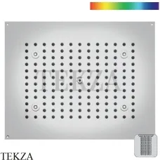 Bossini DREAM RECTANGULAR RGB Потолочный душ, с 1 функцией, с подсветкой H37450.030, хром глянец