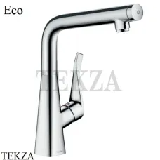 Hansgrohe Metris Select Смеситель для кухни поворотный Eco 14785000, хром глянец