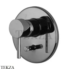 FIMA Carlo Frattini Maxima Смеситель для душа 2 потока F5309X2CS, Brushed black chrome FIMA Carlo Frattini Maxima Смеситель для душа 2 потока F5309X2CS, Brushed black chrome
