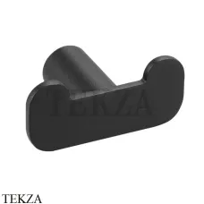 Mediclinics Aura Крючок двойной для халата и полотенец AI2318B, черный матовый