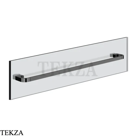Gessi Perle Полотенцедержатель для крепления на стекло, 60 см 74915-706, black хром глянец