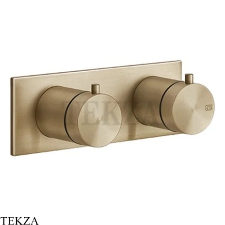 Gessi 316 SHOWER Термостат для душа на 1 выход, внешняя часть 54032-726, Warm Steel Brushed PVD