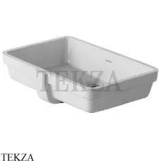 Duravit Vero Раковина встраиваемая снизу, с переливом 0330480000, белый глянец