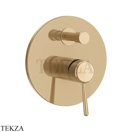 Gessi Goccia Смеситель для душа, 2 потока, внешняя часть 44678-735, Warm Bronze PVD