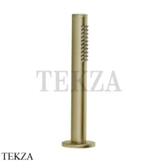 Gessi Душевой комплект на борт ванны, шланг, держатель 63327-727, Brushed Brass