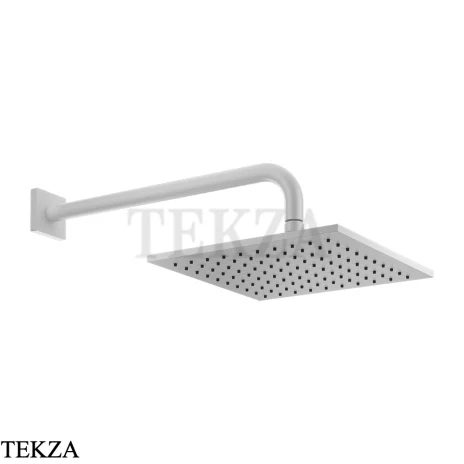 Gessi RILIEVO Верхняя душевая лейка с кронштейном 59158-279, White CN