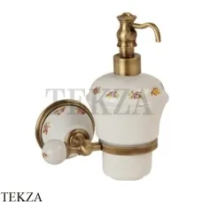 Migliore Provance Дозатор настенный для жидкого мыла или лосьона 17620, бронза classic