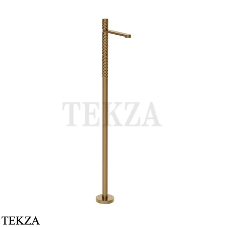 Gessi Pelle Tresse Смеситель для раковины напольный, внешняя часть 78095-726, Warm Bronze Br. PVD