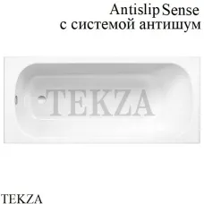 BETTE BETTEFORM Встраиваемая прямоугольная ванна 2947-000 AS AD, сталь, антишум, Antislip Sense, белый глянец