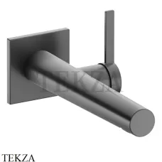 Keuco IXMO PURE Смеситель для раковины 219, квадрат, внешняя часть 59516131102, Хром черный шлифованный