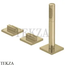 Keuco EDITION 11 Смеситель на борт ванны без излива 51130030500, Бронза шлифованная