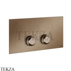 Gessi VENTI20 Клавиша смыва для инсталляции Viega Prevista 54661-708, Copper Brushed