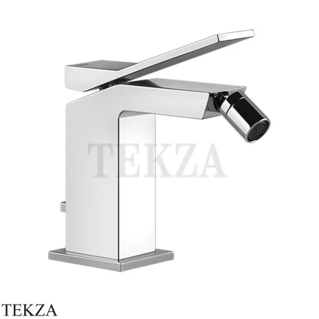 Gessi RETTANGOLO K Смеситель для биде, с донным клапаном 53007-031, хром глянец