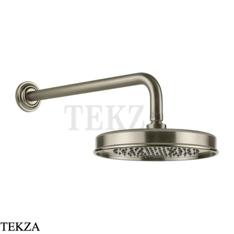 Gessi VENTI20 Верхний душ 200 с настенным креплением 65148-149, Finox Brushed Nickel
