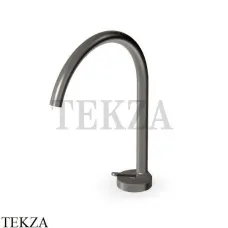 Zucchetti Isy22 Смеситель для раковины высокий, без гарнитуры ZIS1404.C51, brushed metal black