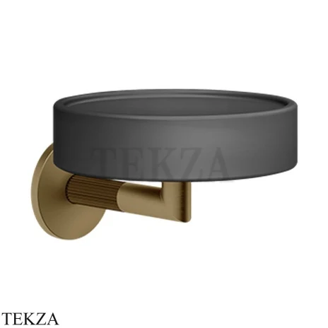 Gessi INGRANAGGIO Мыльница настенная композит черный 63802-791, Deep Bronze Br. PVD