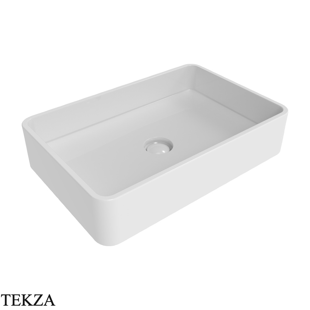 Flaminia Miniwash раковина накладная или подвесная 60×40×13 см, белый глянец