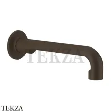 Gessi INCISO Излив для раковины настенный средней длины 58100-845, Dark Bronze
