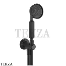 Gessi VENTI20 Душевой комплект с душевой лейкой, шланг, вывод 65123-299, Black XL