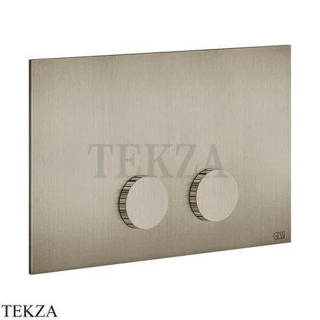 Gessi INGRANAGGIO Клавиша смыва для инсталляции Geberit Sigma 8 и Sigma 12, 54635-149, нерж. сталь Brush / никель Brushed