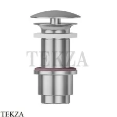 Newform Донный клапан для раковины 65-85 со свободным сливом 229.59.066, PVD Brushed steel