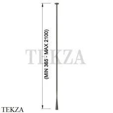 Gessi CONO Излив для раковины потолочный под размер 45199-707, Black Metal Brushed (снято с производства)