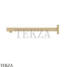 Newform Кронштейн для душа квадрат настенный L=350 27674.59.097, PVD Br. Gold